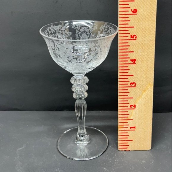 5 Duncan Miller Adoration Liquor Cocktail Crystal Clear Goblets Glasses 5 1/2” - Picture 10 of 10
